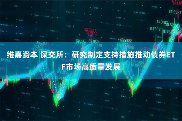 维嘉资本 深交所：研究制定支持措施推动债券ETF市场高质量发展