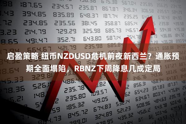 启盈策略 纽币NZDUSD危机前夜新西兰？通胀预期全面塌陷，RBNZ下周降息几成定局